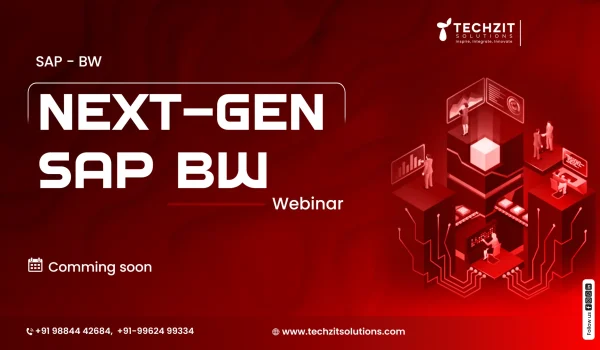 Techzit Solutions Webinar sap bw